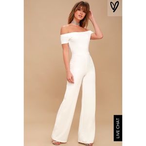 Lulus white jumpsuit